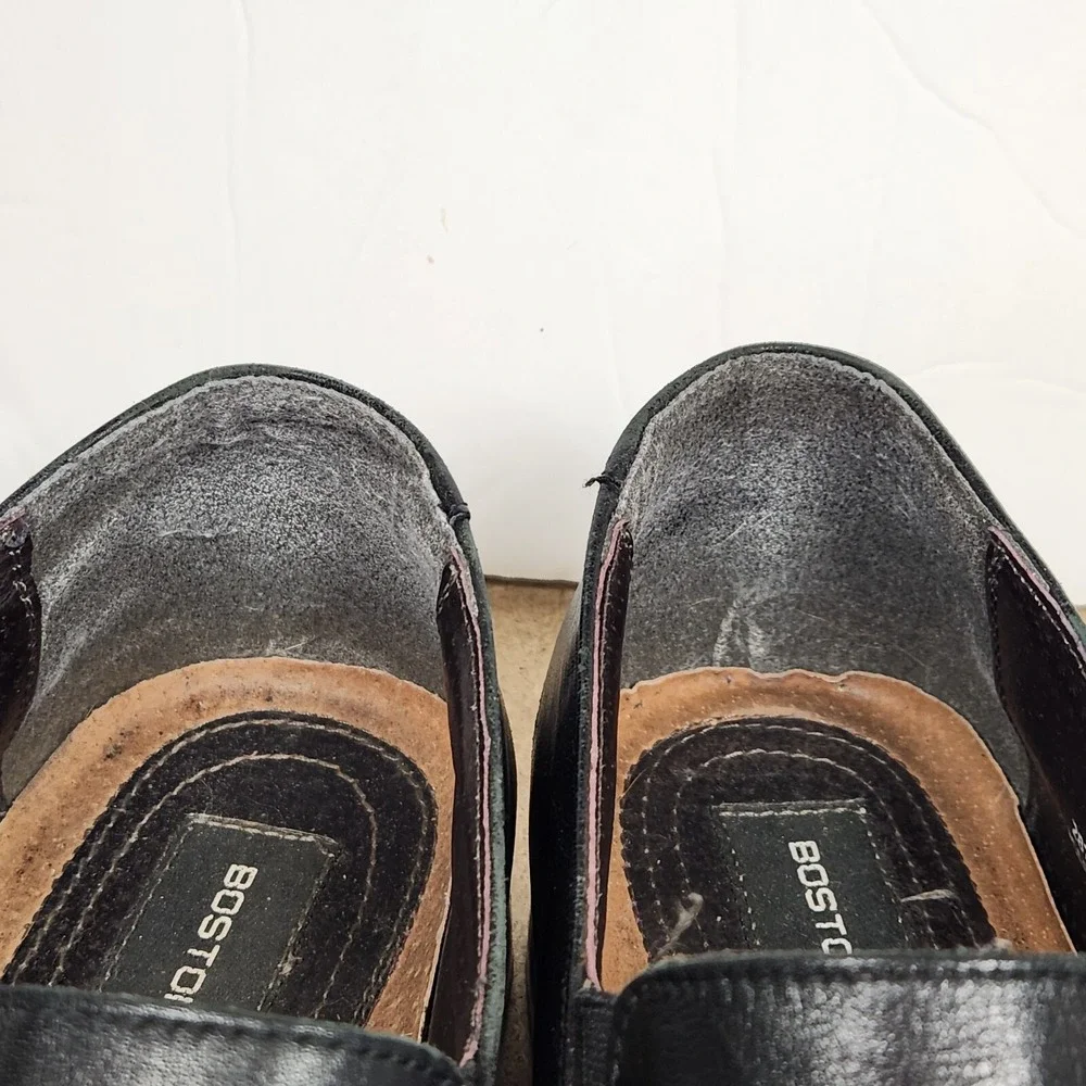 BOSTONIAN CROWN WINDSOR Made In Italy Black‎ Leather  13 Men's slip on  Loafers